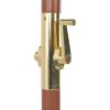 Outdoor Parasol with Wooden Pole 118.1" Taupe
