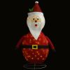 Decorative Christmas Santa Claus Figure LED Luxury Fabric 3 ft