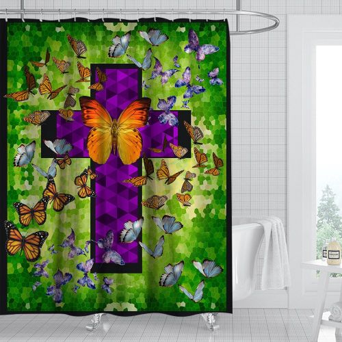 Digital Print-free Bathroom Curtain