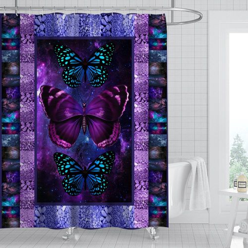 Digital Print-free Bathroom Curtain