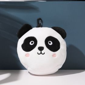 Eye Mask Headrest Two-in-one Pillow Integrated Eye Mask Student Backpack Pendant Key (Option: Panda-Other Specifications)