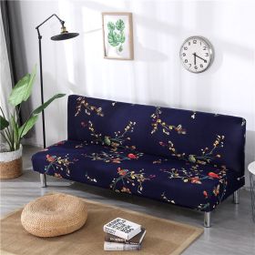 Stretch Sofa Mattress Cover Fabric Folding Gloves (Option: Birds And Flowers-Small Size)