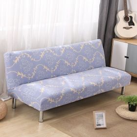 Stretch Sofa Mattress Cover Fabric Folding Gloves (Option: Xiaolai Flower Branch-Small Size)