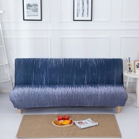 Stretch Sofa Mattress Cover Fabric Folding Gloves (Option: Blue Memory-Small Size)